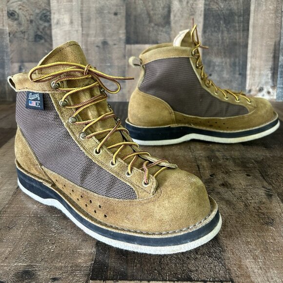 Danner River Gripper Spike Felt Bottom Wading Boots Mens 8 EE - Picture 2 of 12